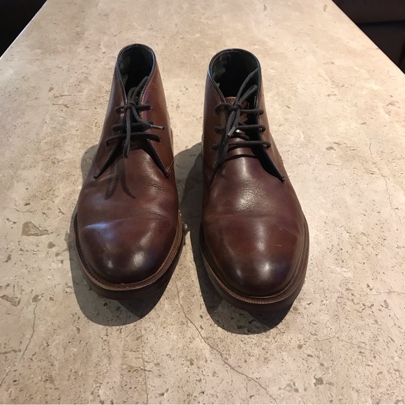 Joseph Abboud Brown Mens Boots Dress Shoes size 8.5 - Picture 4 of 10
